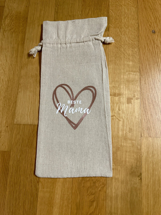 Weinsackerl Leinen - verschiedene Motive