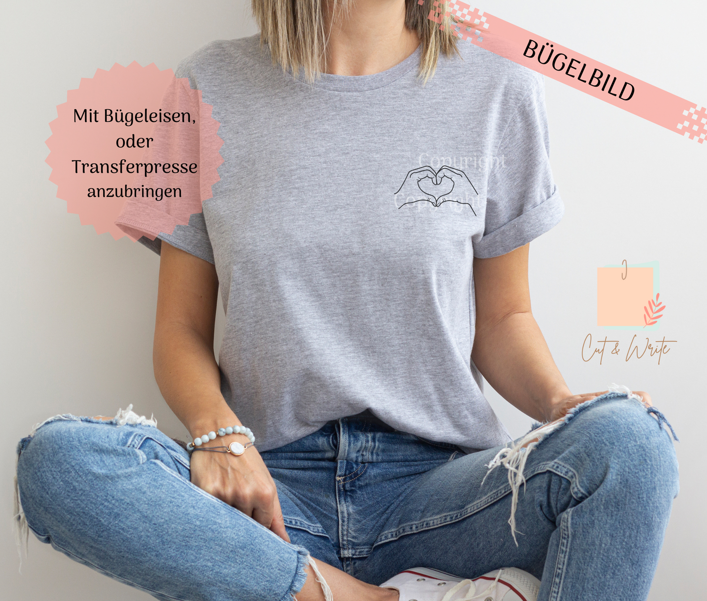 Bügelbild "Hands&Heart"