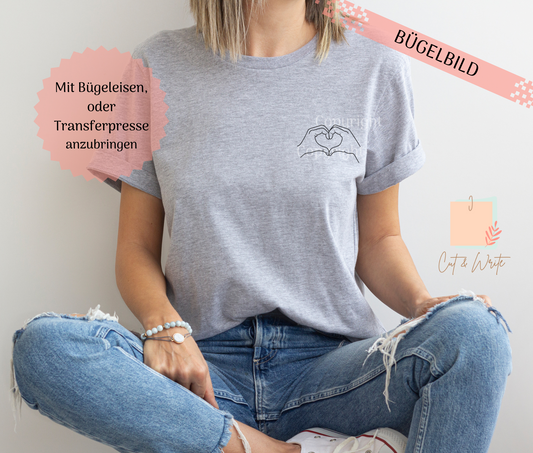 Bügelbild "Hands&Heart"