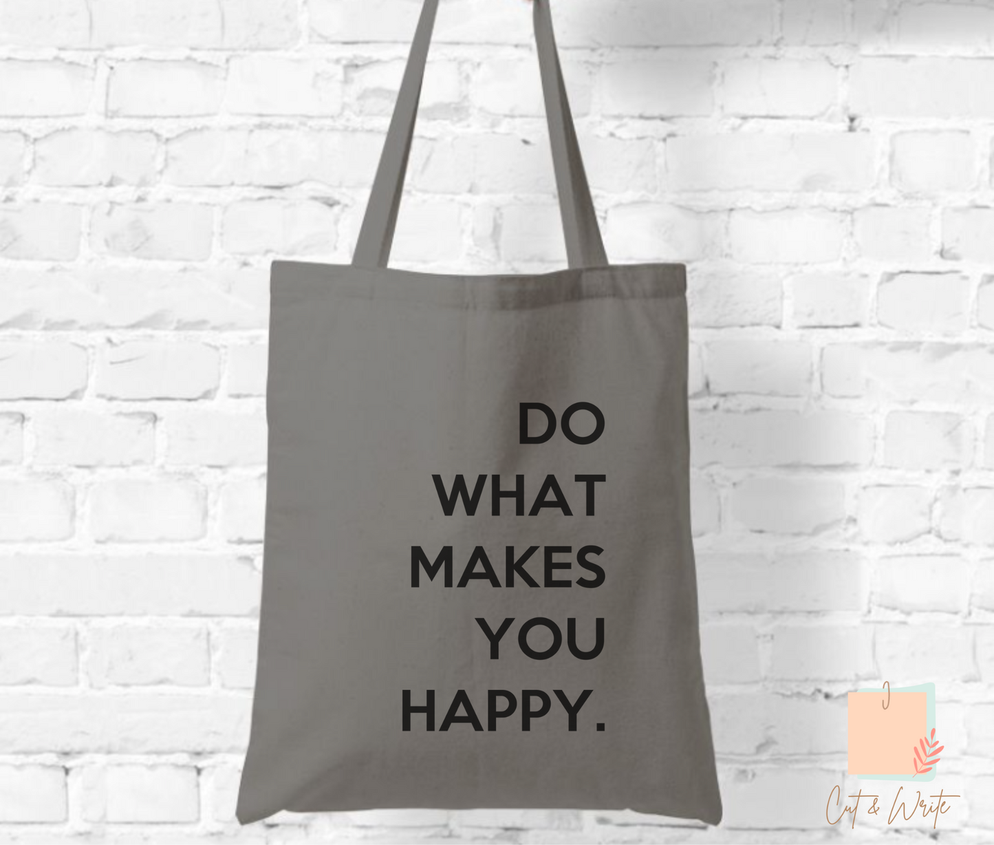 Bügelbild "do what makes you happy"