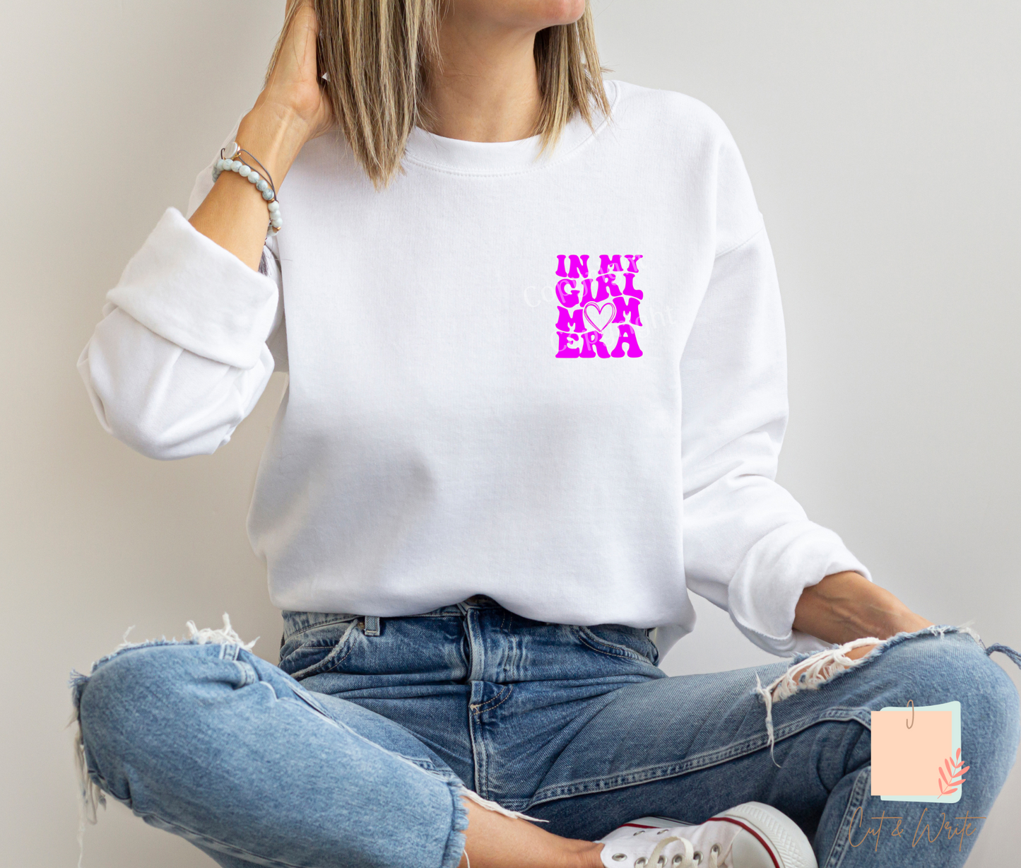 Bügelbild "girl mom era"