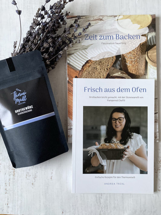 Bücherset mit Gewürz